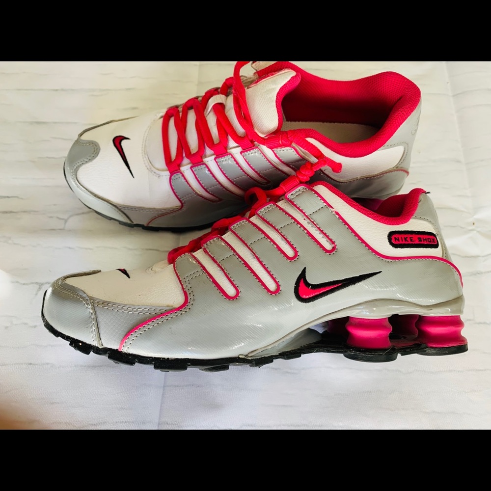 Hot Pink Leather Nike Shox